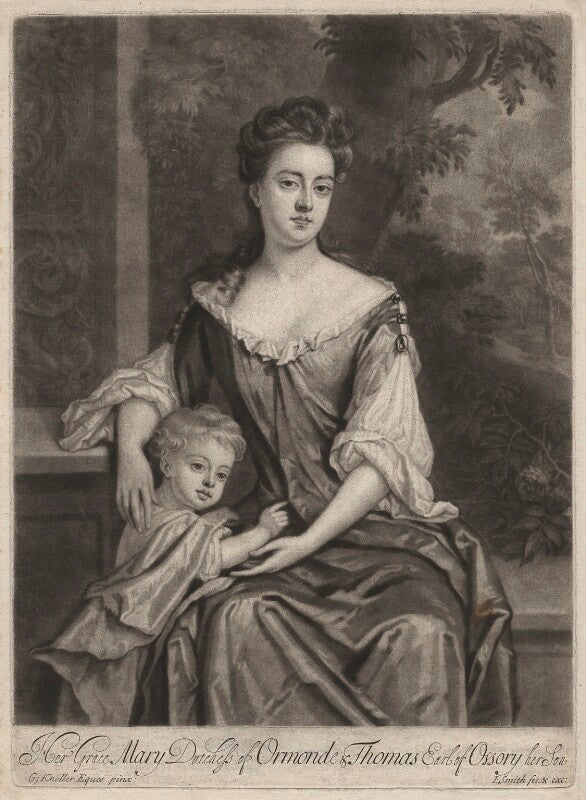 Mary butler (née somerset), duchess of ormonde and her son thomas, earl of ossory npg d6603