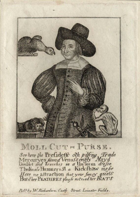 Mary frith ('moll cutpurse') npg d28538