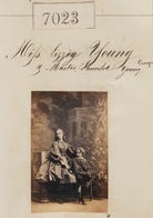 Miss Lizzey Young and Master Lancelot Young NPG Ax56939