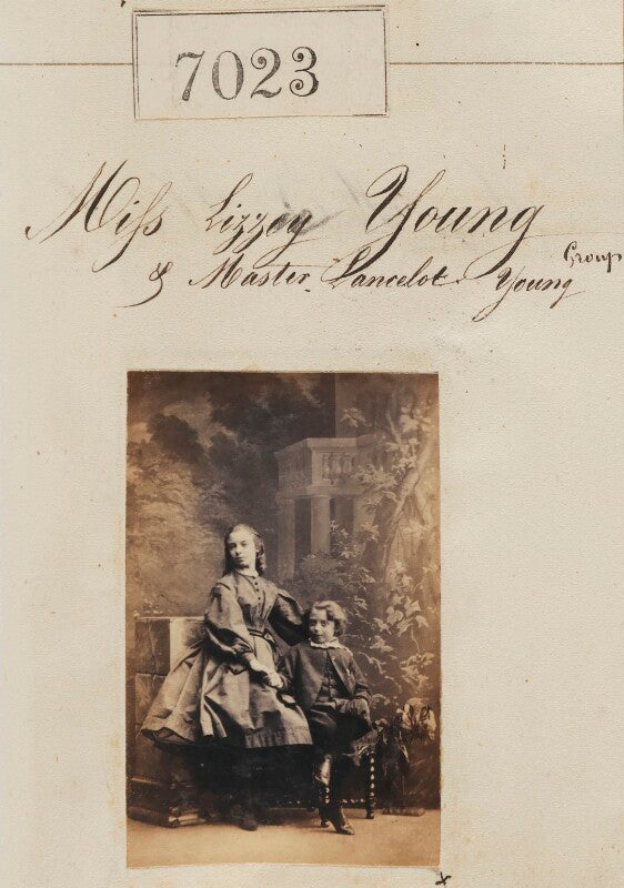 Miss lizzey young and master lancelot young npg ax56939