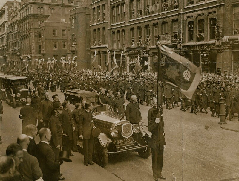 'the funeral of general booth' npg x136614