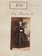 Possibly Lady Adeliza Matilda Manners (née Howard), or possibly Lydia Sophia (née Dashwood), Lady Manners NPG Ax50135