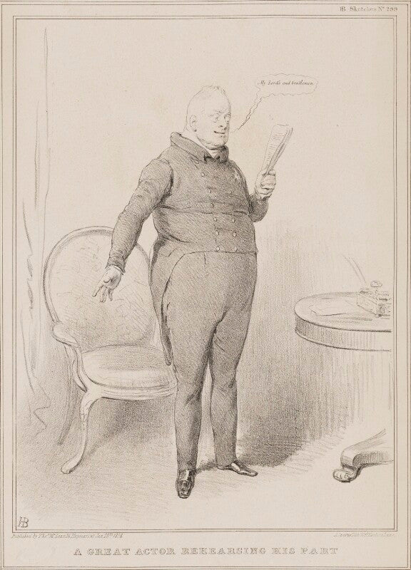 King william iv ('a great actor rehearsing his part') npg d41234