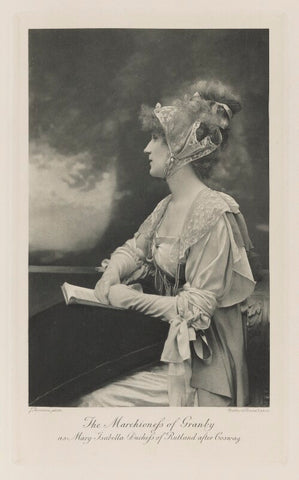 Violet Manners, Duchess of Rutland as Mary Isabella, Duchess of Rutland after Cosway NPG Ax41217