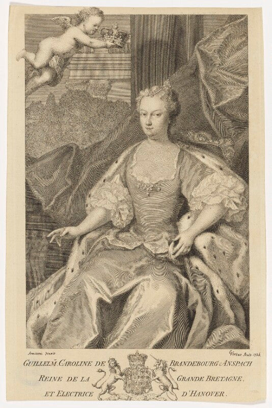 Caroline wilhelmina of brandenburg ansbach npg d10770