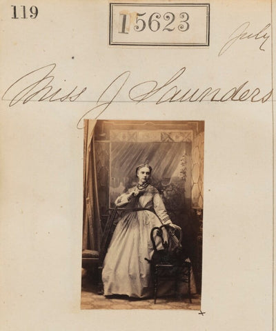 Miss J. Saunders NPG Ax63555