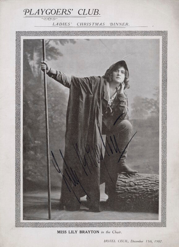 Lily brayton as rosalind in 'as you like it' npg x139666