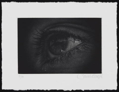 Mezzotint of an eye NPG D49622