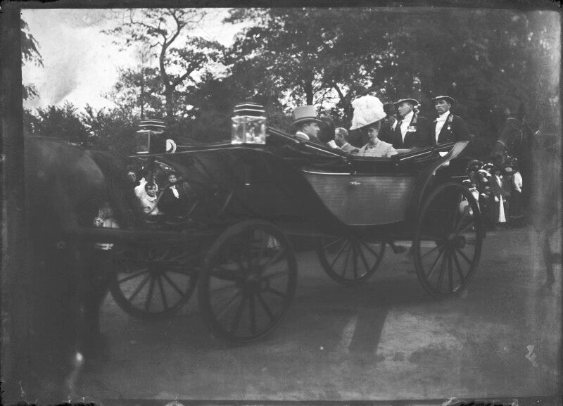 Adolphus frederick, grand duke of mecklenburg strelitz; queen mary; king george v npg x158