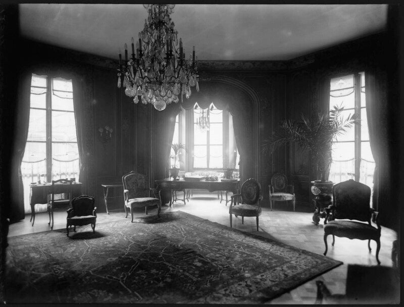 'view of lady swaythling's drawing room from the door' npg x78580