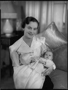 Lady Prudence Katharine Patton Loudon (née Jellicoe); Katharine Louise Frederica Wilkinson (née Loudon) NPG x153257