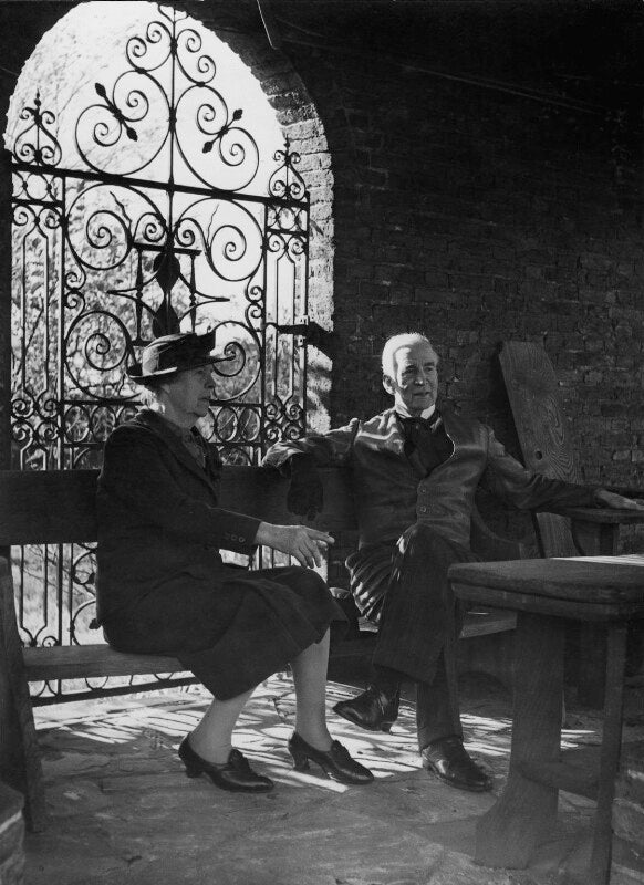 Frank salisbury and an unknown woman npg ax76074