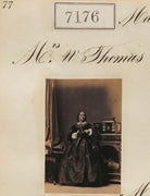 Mrs W. Thomas NPG Ax57092