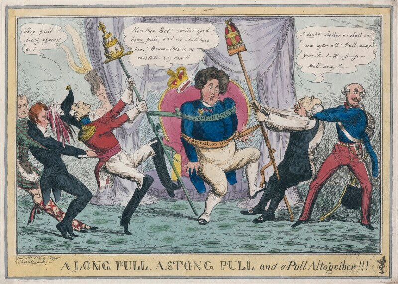 A long pull, a stong [strong] pull and a pull altogether!!! npg d48757