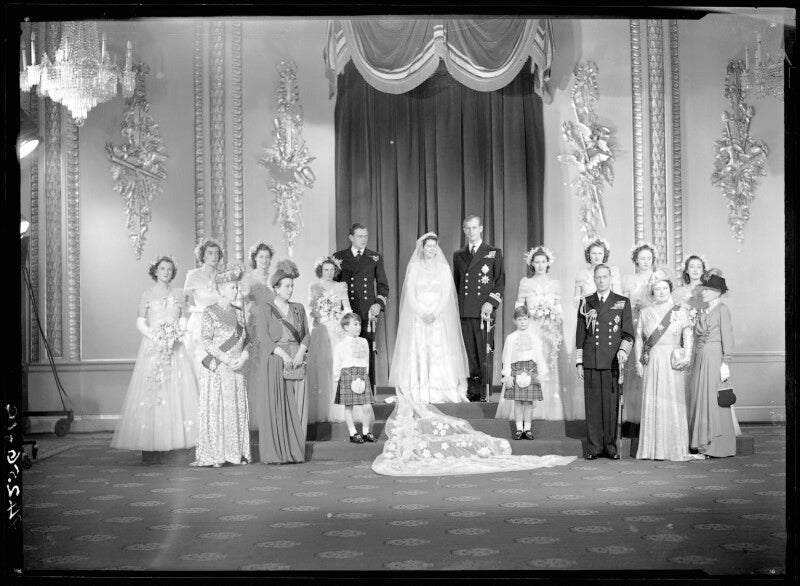 Wedding of queen elizabeth ii and prince philip, duke of edinburgh npg x158909