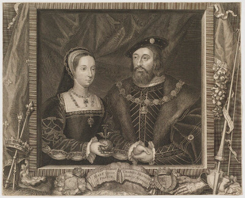 Mary Tudor; Charles Brandon, 1st Duke of Suffolk NPG D40895