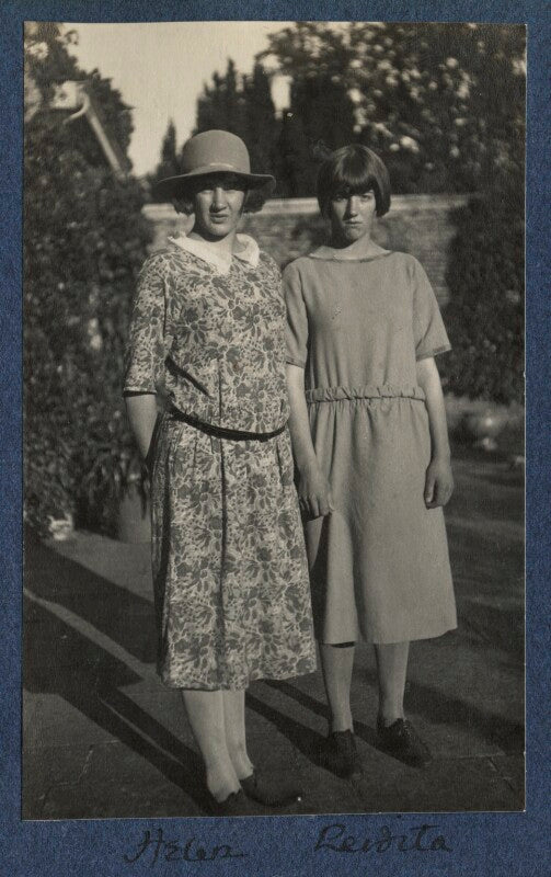 Lady helen frances asquith; perdita rose mary jolliffe (née asquith), lady hylton npg ax141812