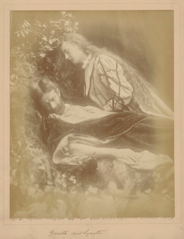 'gareth and lynette' (andrew kinsman hichens; may prinsep) npg x18033