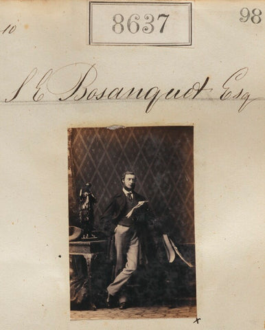 Samuel Courthope Bosanquet ('Mr S.E. Bosanquet') NPG Ax58460