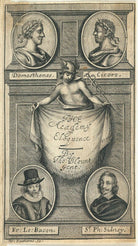 The Academy of Eloquence (Demosthenes; Marcus Tullius Cicero; Francis Bacon, 1st Viscount St Alban; Sir Philip Sidney) NPG D22944