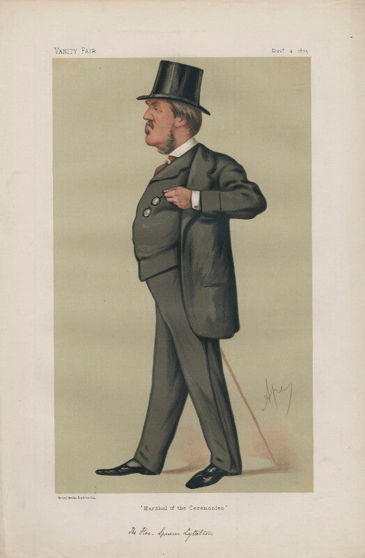 Hon. spencer lyttelton ('men of the day. no. 118. "marshal of the ceremonies."') npg d43721