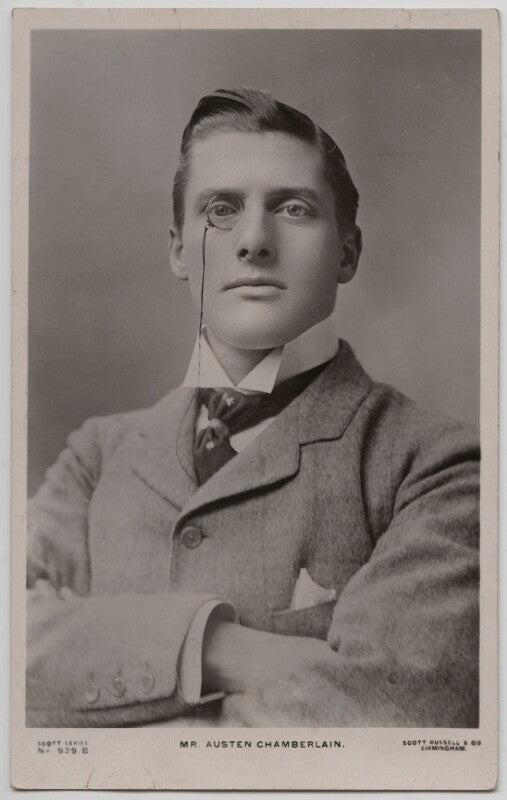 Sir (joseph) austen chamberlain npg x197751