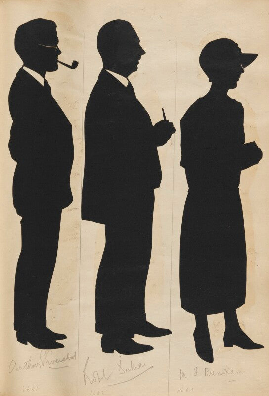 Tourists on the west pier, brighton (arthur g. evershed; robert dickie; m.j. bentham) npg d46679