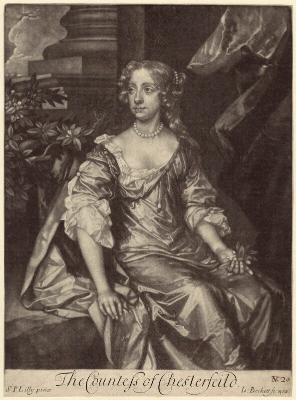 Elizabeth stanhope (née butler), countess of chesterfield npg d30520