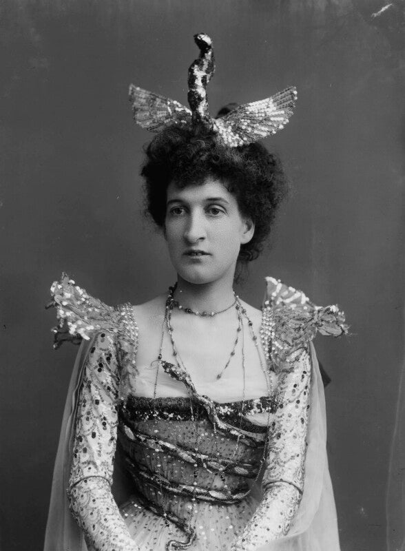 Margot asquith as an oriental snake charmer npg x18797