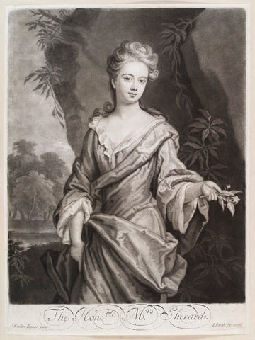 Lucy Manners (née Sherard), Duchess of Rutland ('The Honble: Mrs. Sherard.') NPG D11621