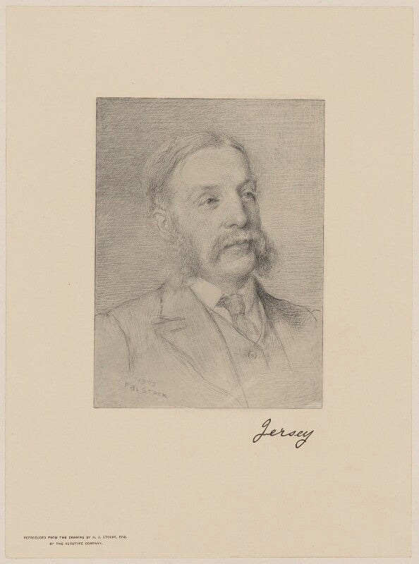 Victor albert george child villiers, 7th earl of jersey npg d36515