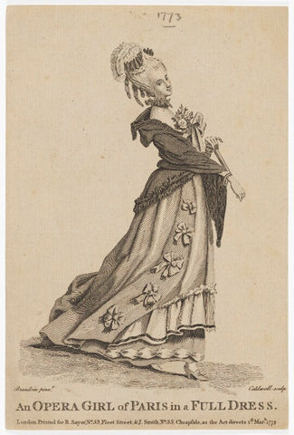 'An Opera Girl of Paris in a Full Dress' NPG D47483