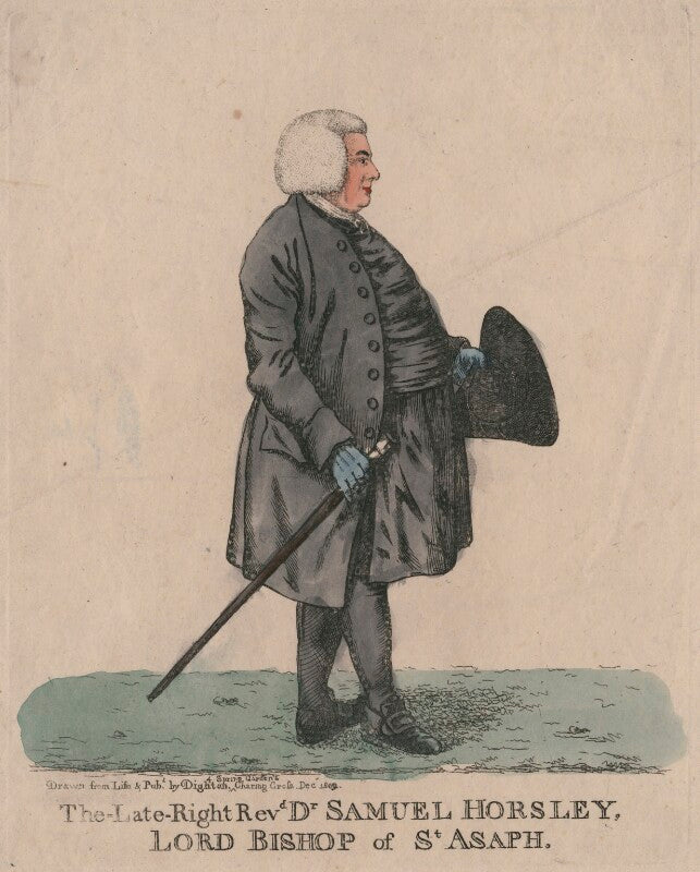 Samuel horsley ('the late right revd dr samuel horsley, lord bishop of st asaph') npg d10948