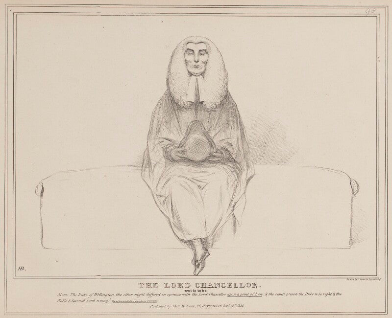 Arthur wellesley, 1st duke of wellington ('the lord chancellor. wot is to be') npg d41033