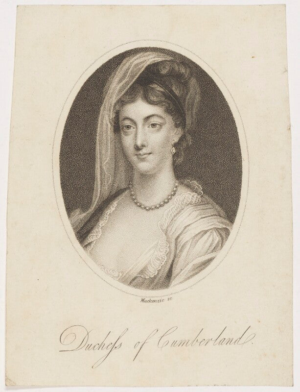 Anne (née luttrell), duchess of cumberland and strathearn npg d23539
