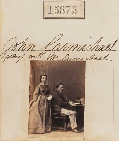 John Carmichael; Mrs John Carmichael NPG Ax63803