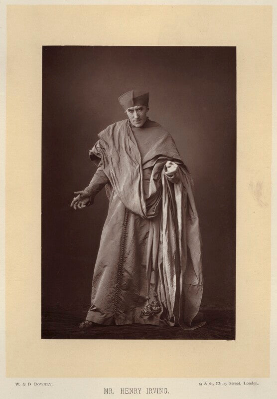 Sir henry irving as cardinal wolsey in 'henry viii' npg x134583