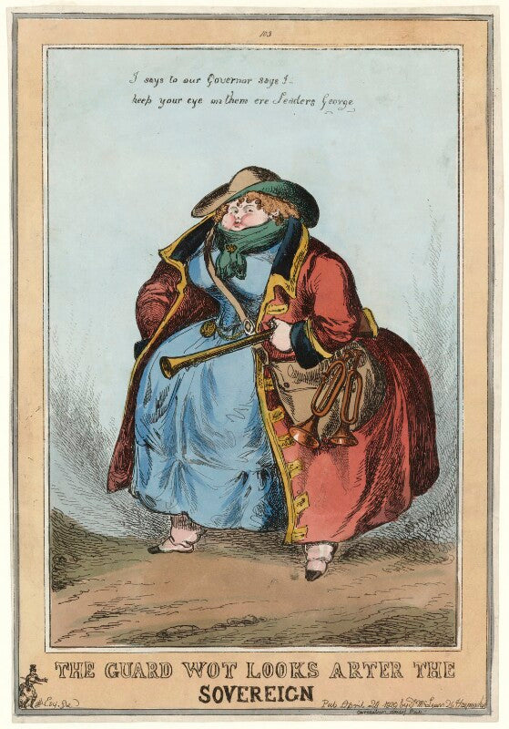 Elizabeth conyngham (née denison), marchioness conyngham ('the guard wot looks arter the sovereign') npg d13817