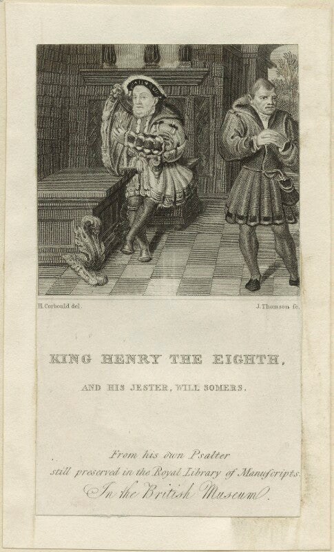 King henry viii and william somer (sommers) npg d24164
