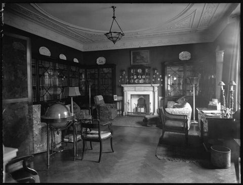 'View of Lady Illingworth's study and library' NPG x80976