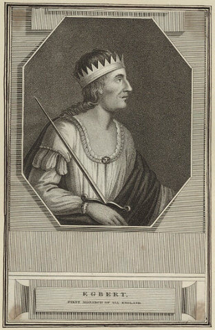 Egbert, King of the West Saxons, First Monarch of all England NPG D23571
