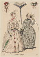 Walking dress and riding dress, 1837 NPG D47721