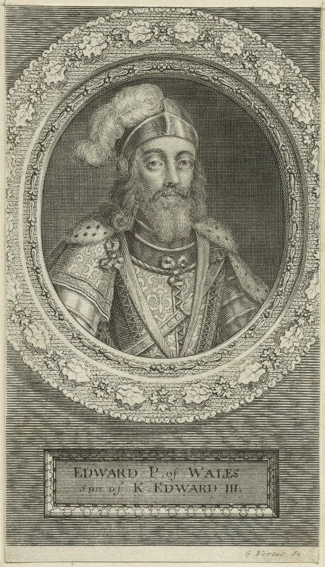 Edward, prince of wales ('the black prince') npg d23707