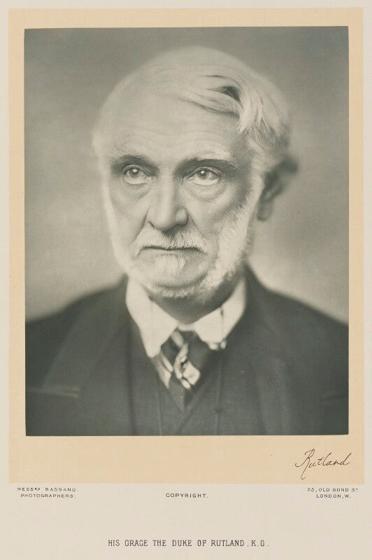 John james robert manners, 7th duke of rutland npg ax15966