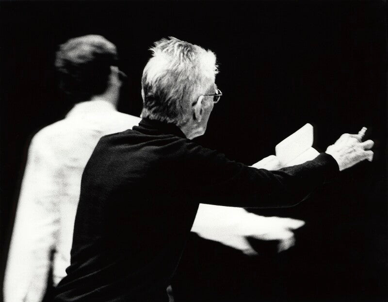 Samuel beckett and an unknown man npg x29003