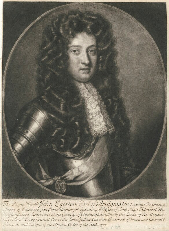 John egerton, 3rd earl of bridgewater npg d29482