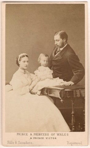 Queen Alexandra; Prince Albert Victor, Duke of Clarence and Avondale; King Edward VII NPG Ax24161