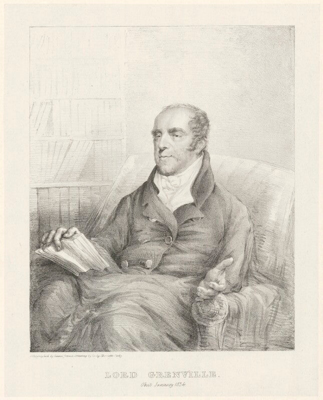 William wyndham grenville, 1st baron grenville npg d34925