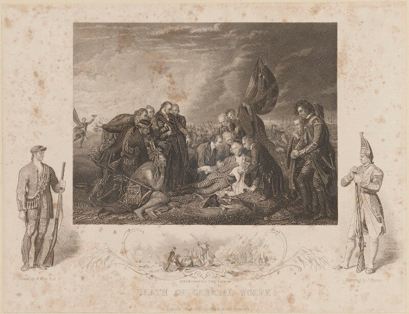 James wolfe ('death of wolfe') npg d13998