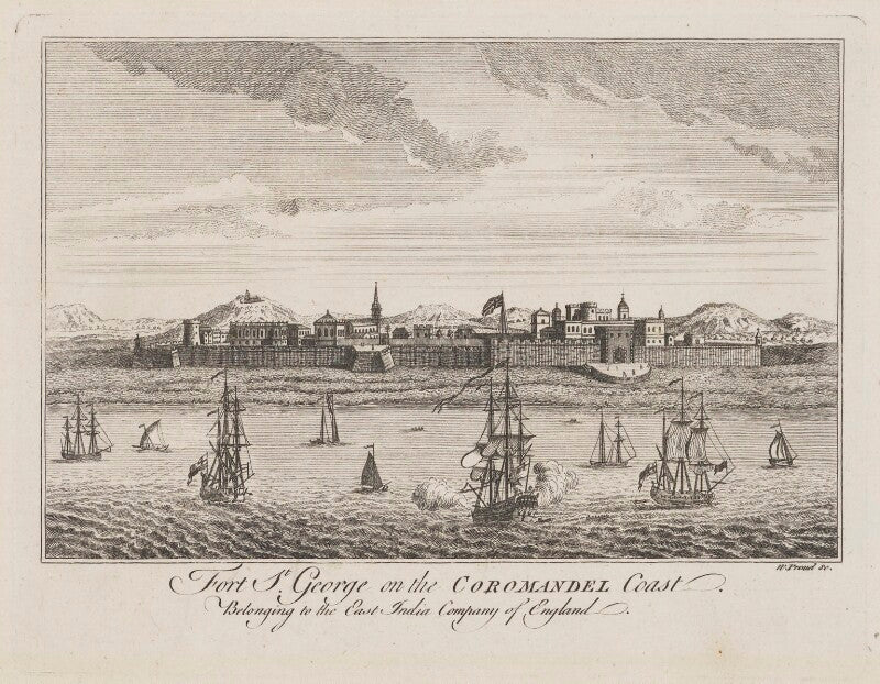 Fort st. george on the coromandel coast npg d9166